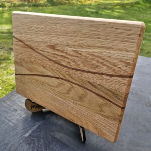 Tamme lõikelaud mahagoni kaared